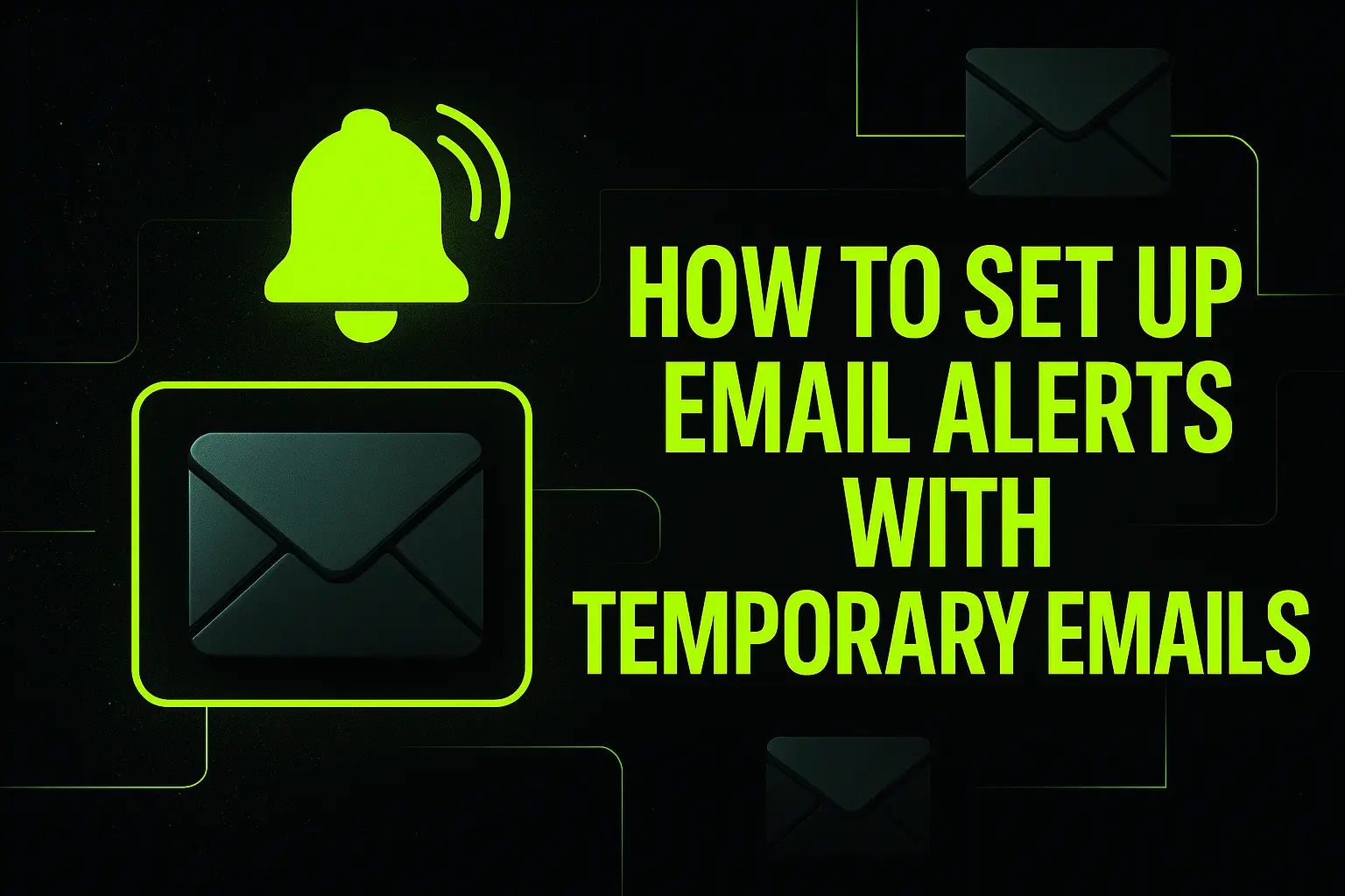How to Set Up Email Alerts with Temporary Emails